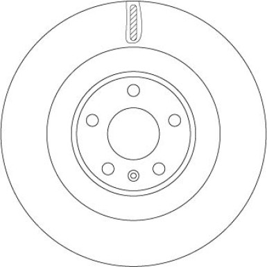 Bremsscheibe AUDI A6,A7,A8,Q7,Q8,VW 15 TRW SINGLE DF6750S