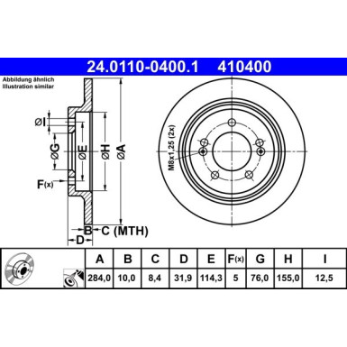 Bremsscheibe | 24.0110-0400.1