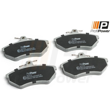 PROFIPOWER Bremsbelagsatz, Scheibenbremse 1B1216