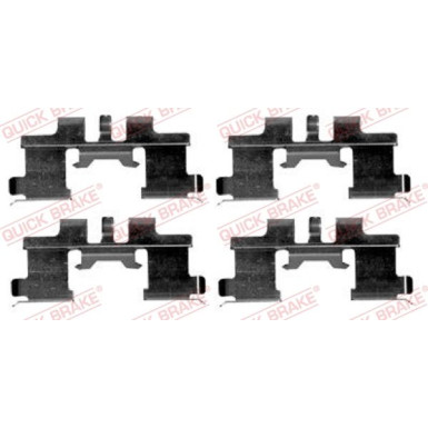 391-1677 Montagesatz f.Bremsklötze | SUZUKI Ignis 00 | 109-1677