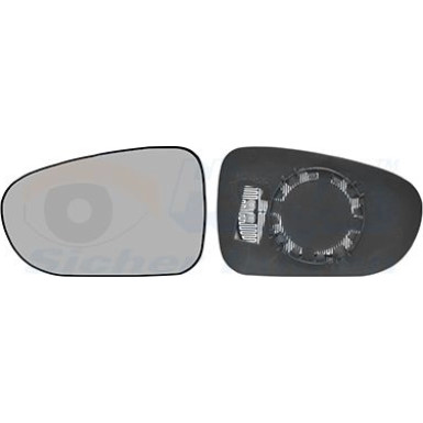 VAN WEZEL Spiegelglas, Außenspiegel
