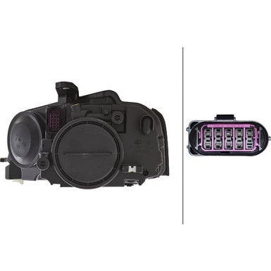 SCHEINWERFER R HELLA | AUDI A3 4,08-7,12 | 1EJ 009 648-021 SCHEINWERFER R HELLA | AUDI A3 4,08-7,12 | 1EJ 009 648-021