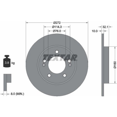 Bremsscheibe | 92291703