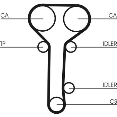 CT978K2 Zahnriemensatz