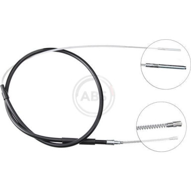 A.B.S. Handbremsseil Seilzug Festellbremse K11386 A.B.S. Handbremsseil Seilzug Festellbremse K11386
