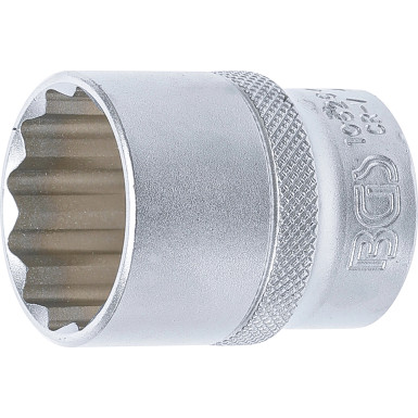 BGS Steckschlüssel-Einsatz Zwölfkant | Antrieb Innenvierkant 12,5 mm (1/2"""") | SW 26 mm | 10626