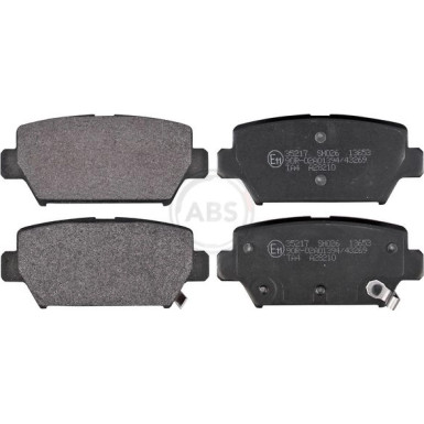 A.B.S. Bremsbelagsatz, Scheibenbremse 35217 A.B.S. Bremsbelagsatz, Scheibenbremse 35217