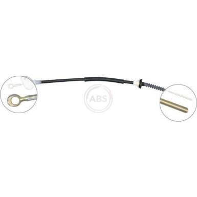 A.B.S. Kupplungsseil K27020 A.B.S. Kupplungsseil K27020