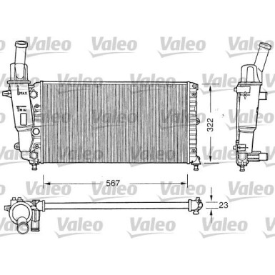 VALEO Motorkühler VALEO Motorkühler
