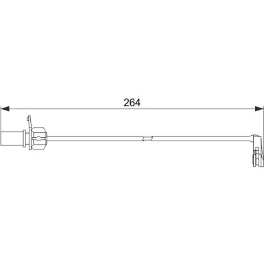 1 987 474 517 Warnkontakt, Bremsbelagverschleiß