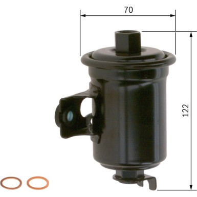 Kraftstofffilter TOYOTA Corolla 0 986 450 115