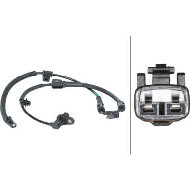 HELLA Sensor, Raddrehzahl | 6PU 012 679-861