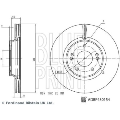 BREMSSCHEIBE | ADBP430154