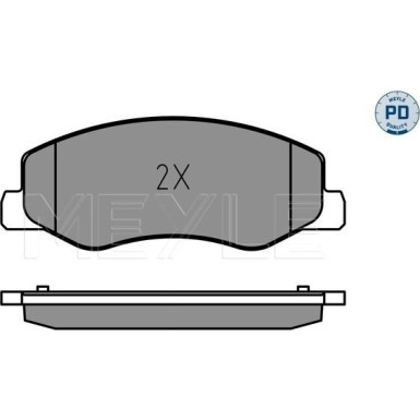 Bremsbelagsatz Renault T. Master 10- Doppelrad A | 025 251 7218/PD