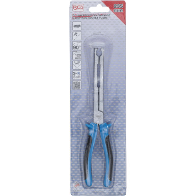 BGS Glühkerzenstecker-Zange | 90° abgewinkelt | 66157