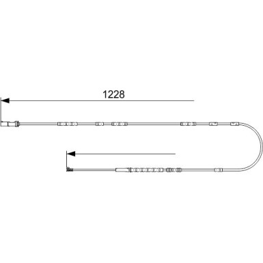 1 987 473 571 Warnkontakt, Bremsbelagverschleiß