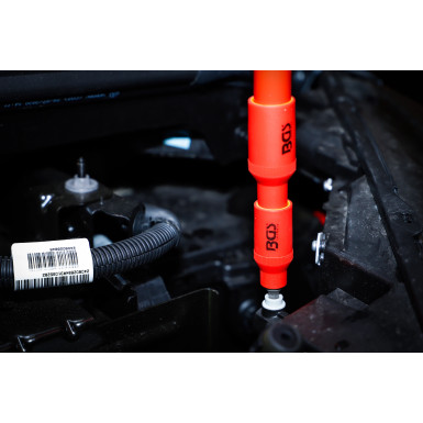 BGS VDE-Bit-Einsatz-Satz | Antrieb Innenvierkant 10 mm (3/8"""") / 12,5 mm (1/2"""") | Innensechskant 4 - 10 mm | 10-tlg | 7132
