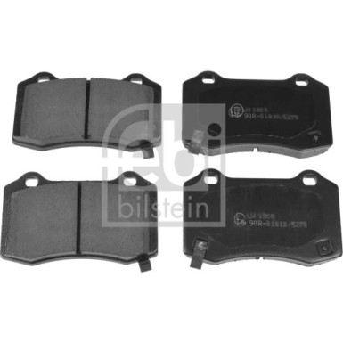 FEBI BILSTEIN Bremsbelagsatz, Scheibenbremse | 116382