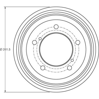 89 472 016 Bremstrommel | SUZUKI JIMNY (FJ) 1.5 DDiS 4x4 05 | DB4421