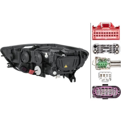 BI-XEN-SW R D3S/H7 +MOT +KRVL HELLA PQ | AUDI A6 11,10-9,14 -LAMPE -STG -ZG | 1348,531,1
