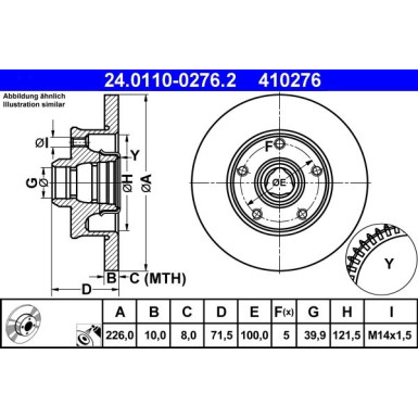 Bremsscheibe | 24.0110-0276.2
