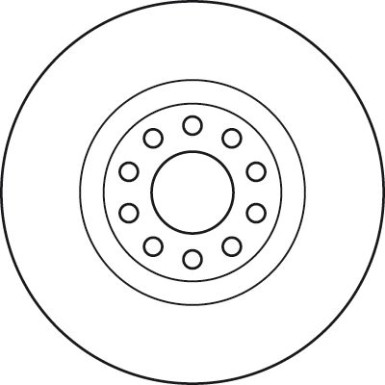 12 481 050 Bremsscheibe VA | AUDI A6,S6 (Quattro) 97 | DF6060S