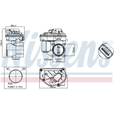 NISSENS Drosselklappenstutzen 955113 FIRST FIT