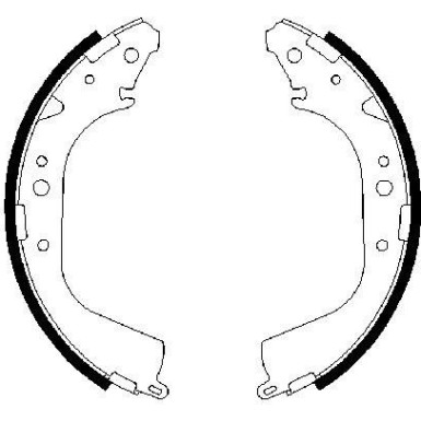 0 986 487 414 Bremsbackensatz 0 986 487 414 Bremsbackensatz