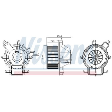 Innenraumgebläse | Peugeot 3008 09 | 87464