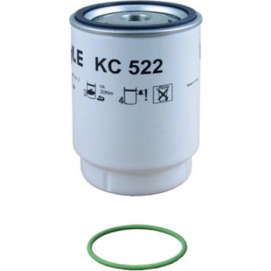 MAHLE Kraftstofffilter | KC 522D