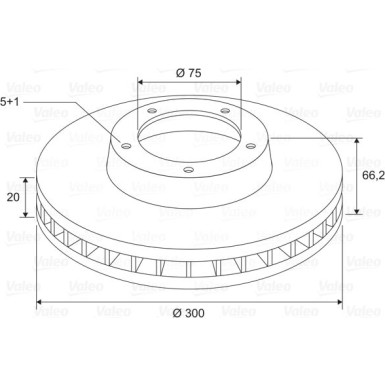 VALEO Bremsscheibe 197784