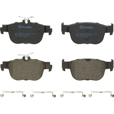 BREMBO Bremsklötze HA | AUDI A3 SEAT SKODA VW 19 | P 85 189 BREMBO Bremsklötze HA | AUDI A3 SEAT SKODA VW 19 | P 85 189
