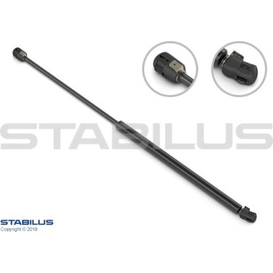 Gasfeder, Hinten L 571 215N FORD Puma 05/97-05/02 ELEKTRO-LIFT 12600