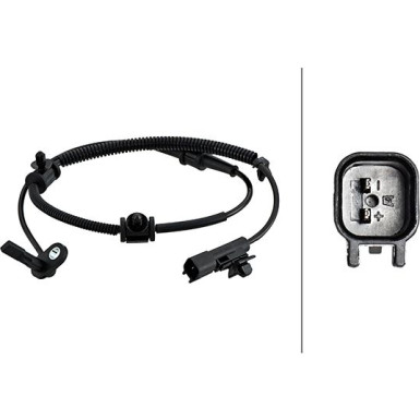 HELLA Sensor, Raddrehzahl | 6PU 230 048-171