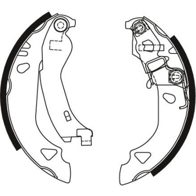 40 461 016 Bremsbacken | FIAT Bravo,Punto,LANCIA Y 93 | GS8570