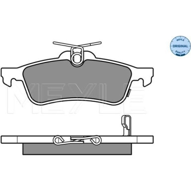Bremsbelagsatz Toyota T. Yaris 05- Mit Sensor | 025 245 7415/W