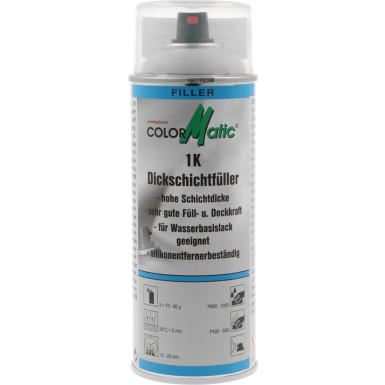375354 ColorMatic 375354 1K DICKSCHICHTFÜLLER hellgrau 400 ml