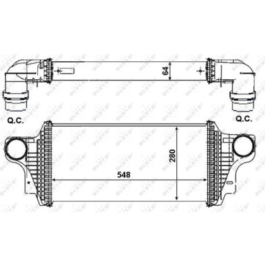 NRF Druckluftkühler 30370