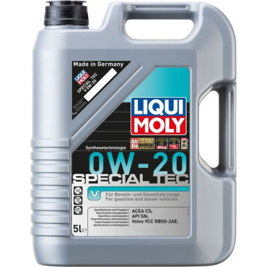 Liqui Moly Special Tec V 0W-20 5 l | 8421 | 5L Kanister Kunststoff