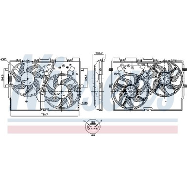 Kühlerlüfter PKW | Fiat Ducato 2.3 Multijet 07 | 850004 Kühlerlüfter PKW | Fiat Ducato 2.3 Multijet 07 | 850004
