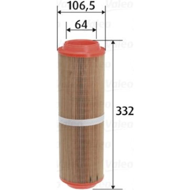 VALEO Luftfilter | 585757