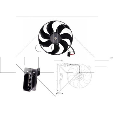 NRF Lüfter, Motorkühlung