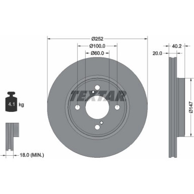 Bremsscheibe | 92303703
