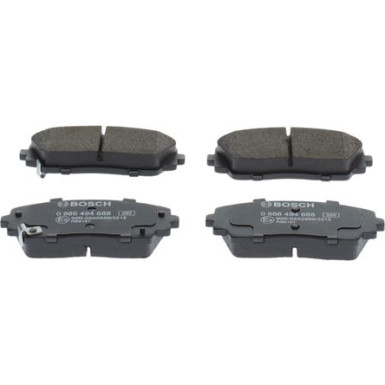 Bremsklötze | KIA Picanto | 0 986 494 688