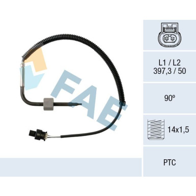 FAE Sensor, Abgastemperatur | 68012