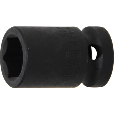 BGS Kraft-Steckschlüssel-Einsatz Sechskant | Antrieb Innenvierkant 12,5 mm (1/2"""") | SW 15 mm | 5215