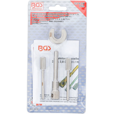 BGS Motor-Einstellwerkzeug-Satz | für PSA 2.5, 2.8 l Diesel | 8418