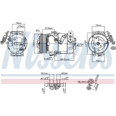 Kompressor PKW Opel Astra H 04 FIRST FIT 89356