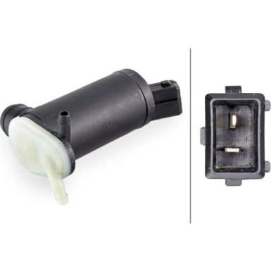 HELLA Waschwasserpumpe, Scheibenreinigung | 8TW 006 847-001