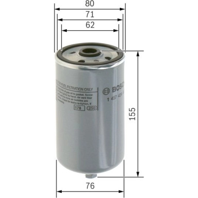 Kraftstofffilter | ASKAM,MAN,FENDT 04 | 1457434447